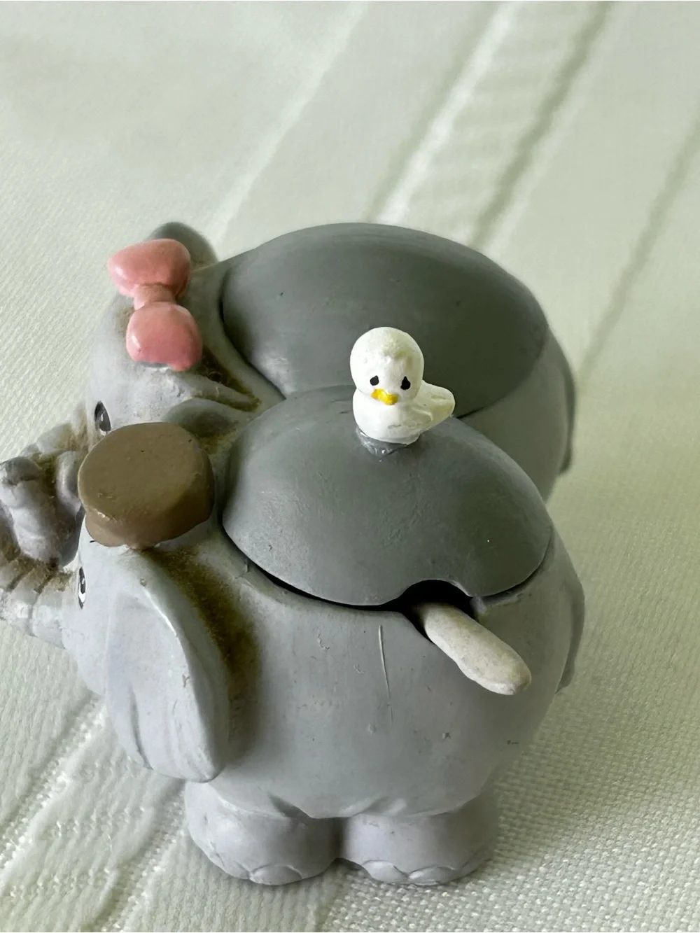 Vintage Enesco Precious Moments Pastel Noah's Ark display Tea Set Teapot